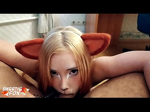❤️ Kitsune loro dick na kụkọba n'ọnụ ya ️❌ Anal porn ❌